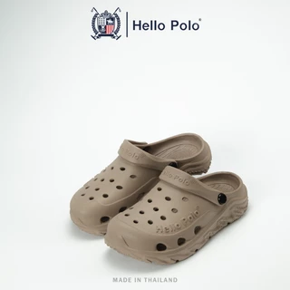 Hello Polo รองเท้ารัดส้นผู้หญิง ดีไซน์ระบายอากาศ กันน้ำ กันลื่น วัสดุ EVA รองเท้านิ่มเหมือนเหยียบอึ ไม่มีกลิ่น HP8055