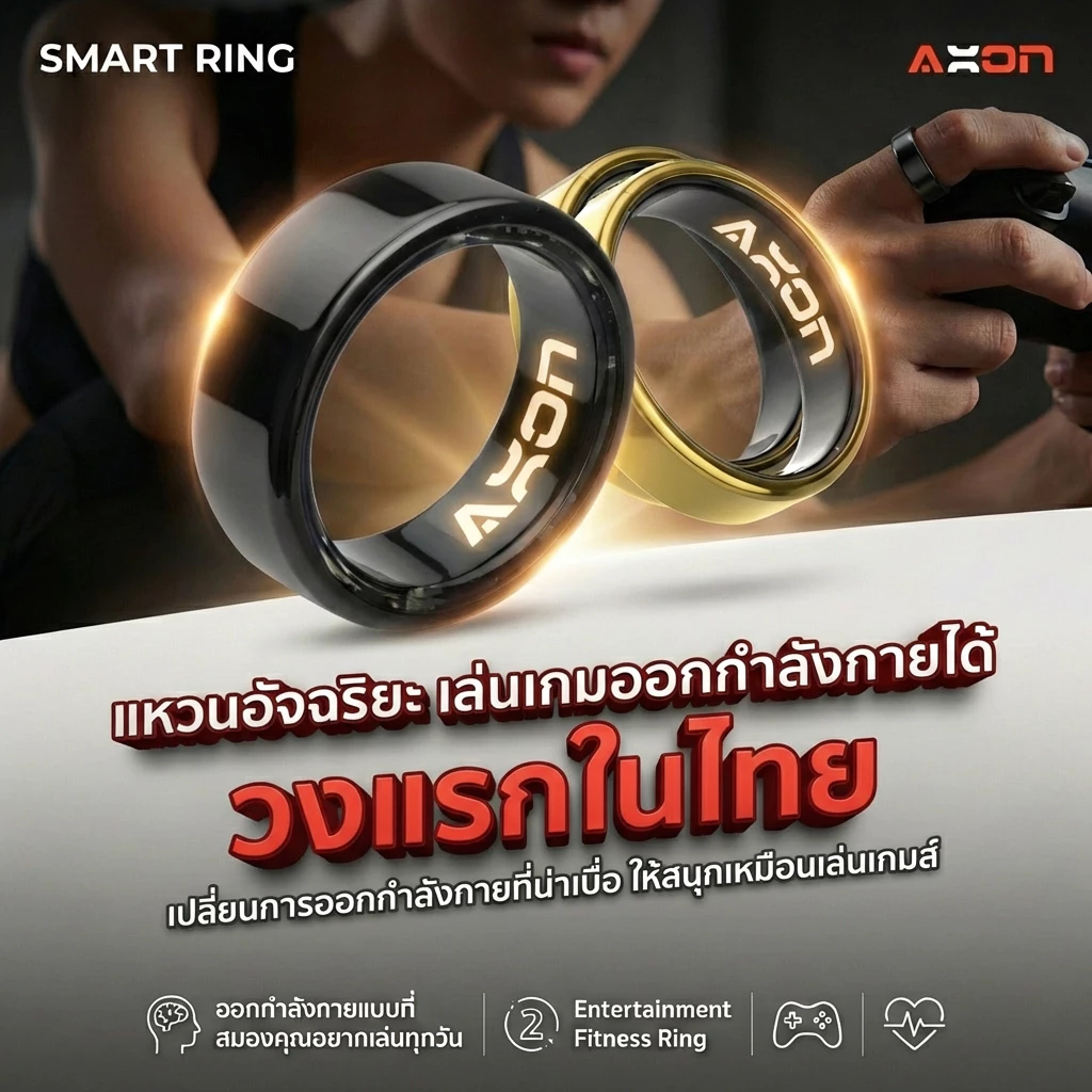 Axon Smart Ring Gen 1 แหวนอัจฉริยะ วัดสุขภาพ thumbnail 4