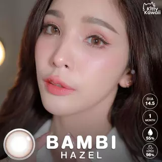 Kitty Kawaii Contact Lens : Bambi Hazel (Blister pack) - คอนแทคเลนส์รายเดือน เลนส์แบบ พสจีน