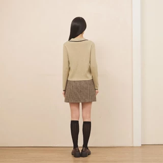 avocado - Powder Two Cardigan เสื้อคาร์ดิแกนไหมพรมคาร์ดิแกนซิปหน้า I มีไซส์ 38" และ 46"