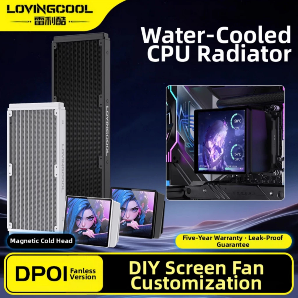 CPU LIQUID COOLER (ระบบระบายความร้อนด้วยน้ำ) LOVINGCOOL DP-01 240 / 360 MM. No FAN For Intel / AMD(ของใหม่ ส่งจากไทย)