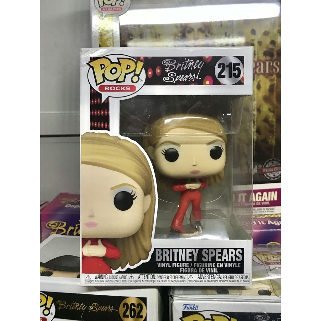 ตุ๊กตา Funko pop Britney Spears  ชุดแดง Oops I Did It Again รุ่นแรก กล่องยับมุมนิดเดียว