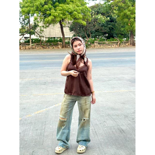 รุ่น 5535 ทรง Baggy แต่งเปื้อนโคลน สีฟอกอย่างเก๋