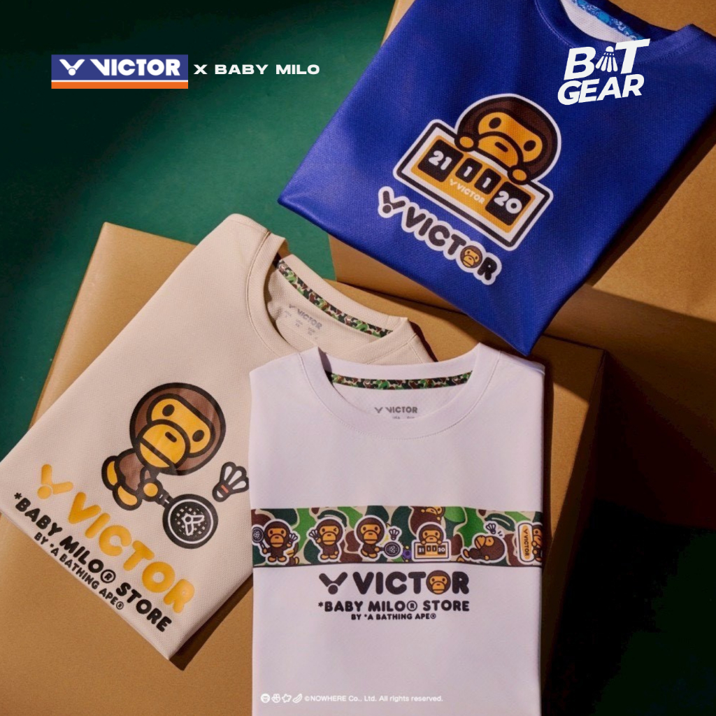 VICTOR x BABY MILO STORE เสื้อกีฬาแบดมินตัน รุ่น T-501BM - T-503BM (Oversize)