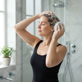 Cielvia แปรงสระผมซิลิโคน Scalp massager brush แปรงสปาหนังศีรษะ