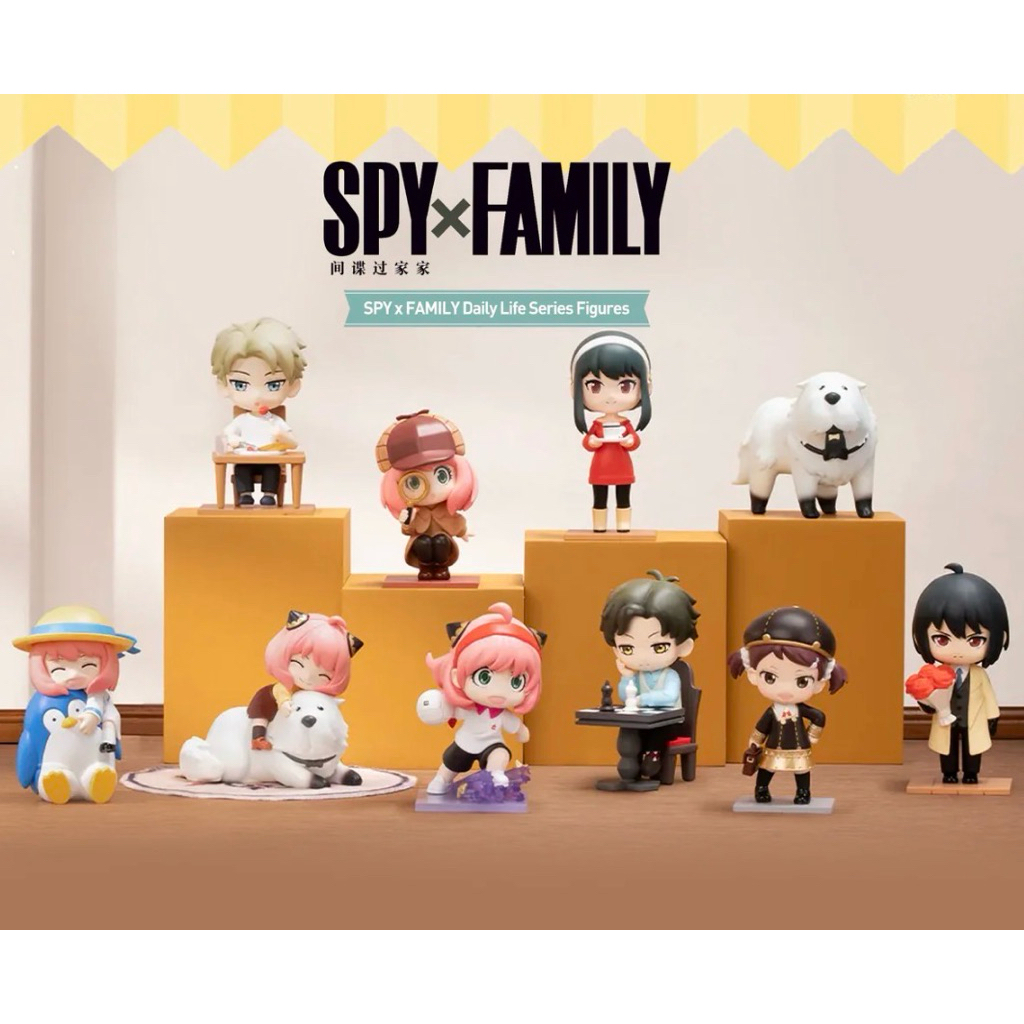🛵พร้อมส่งด่วนจากไทย spy x family daily life series figures เช็คการ์ด