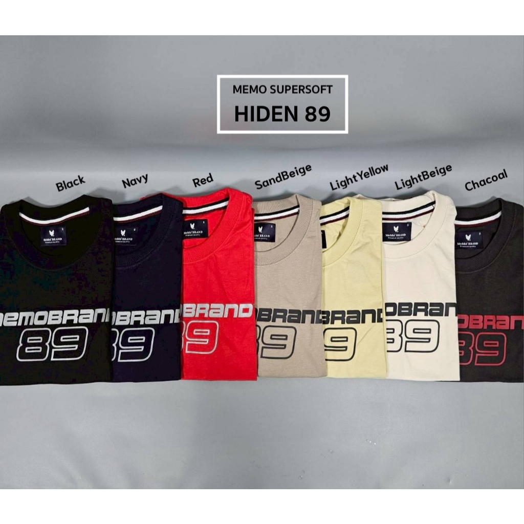 AEIOU เสื้อยืด Memo Supersoft Premium ลายสกรีน Hiden 89 สินค้าลิขสิทธิ์แท้ ราคา ถูกที่สุด ดีลบีเคเค แกลเลอรีภาพที่ 8