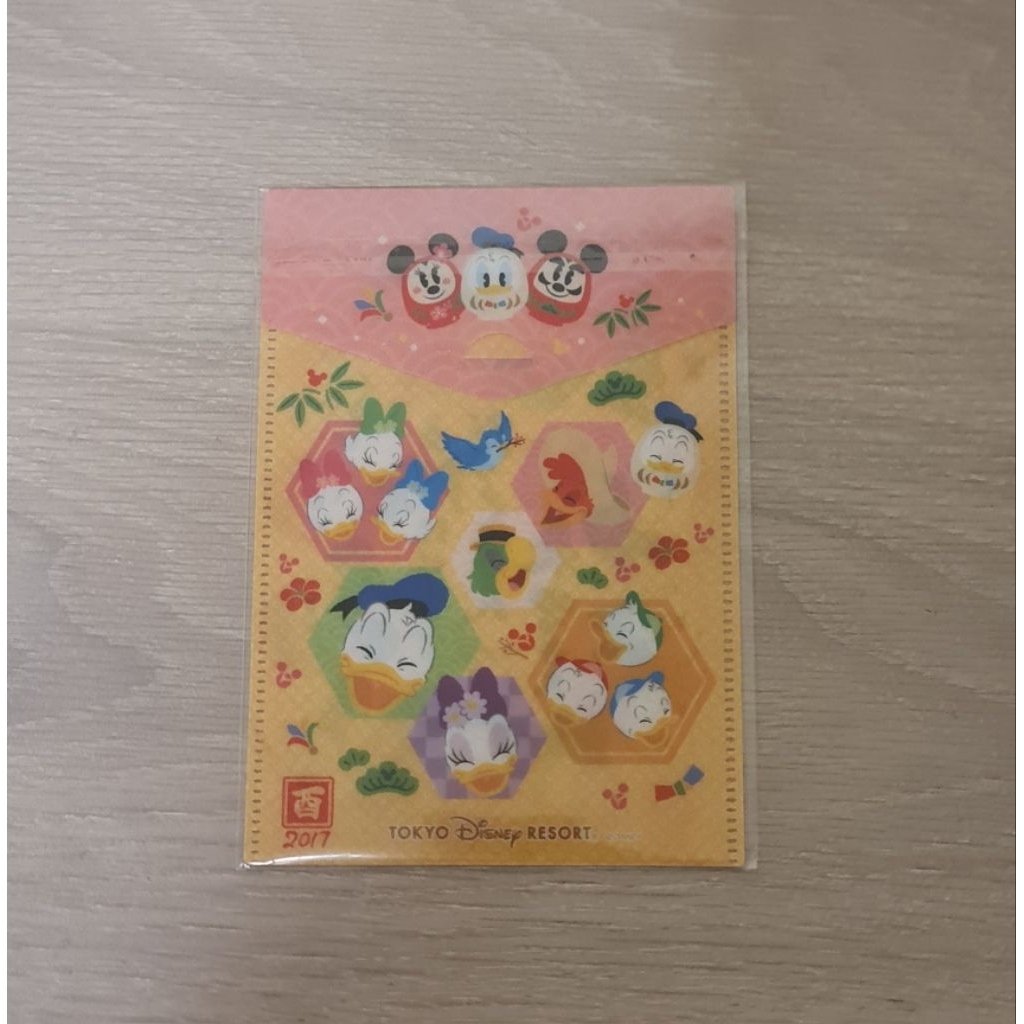 ซองpvcอเนกประสงค์ ใส่เงินใส่เอกสารงาน ใส่เก็บแมสหน้ากากกันเลอะกันฝุ่นTokyo Disney Resort ขนาด 12 × 1