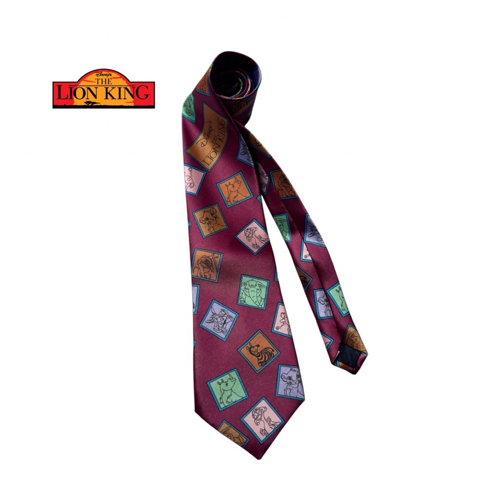 Lionking Disney เนคไท ลายการ์ตูน