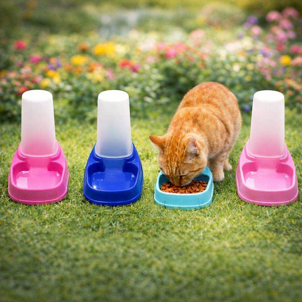 Thai.th  ที่ให้อาหารอัตโนมัติ​ ถาดอาหารสัตว์ชามข้าว ให้อาหารสัตว์เลี้ยงอัตโนมัติ (ชามข้าวสัตว์) 15558(มีราคาส่ง - รูปที่ 3