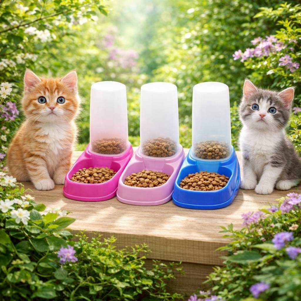 Thai.th  ที่ให้อาหารอัตโนมัติ​ ถาดอาหารสัตว์ชามข้าว ให้อาหารสัตว์เลี้ยงอัตโนมัติ (ชามข้าวสัตว์) 15558(มีราคาส่ง - รูปที่ 5