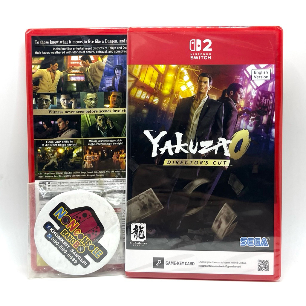 YAKUZA 0 [DIRECTOR’S CUT] AS-ENG [GAME KEY CARD]