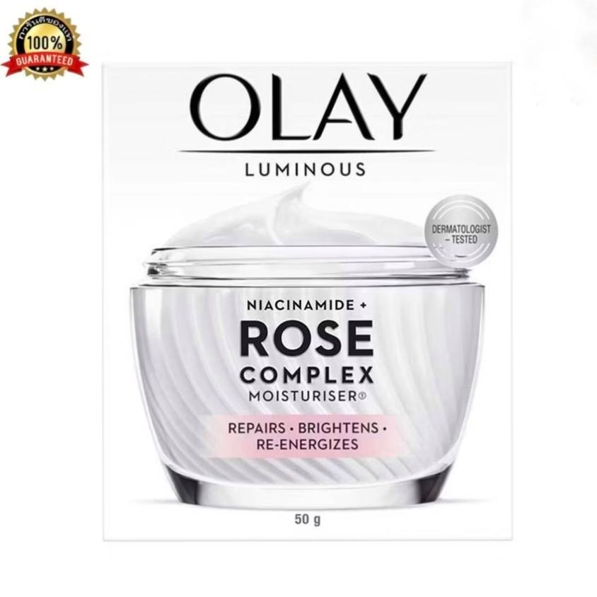 ✅ Olay Luminous Niacinamide + Rose Complex Moisturiser 50ml โอเลย์ ลูมินัส ไนอะซินาไมด์ โรส คอมเพล็กซ์ ครีม 50มล ครีม