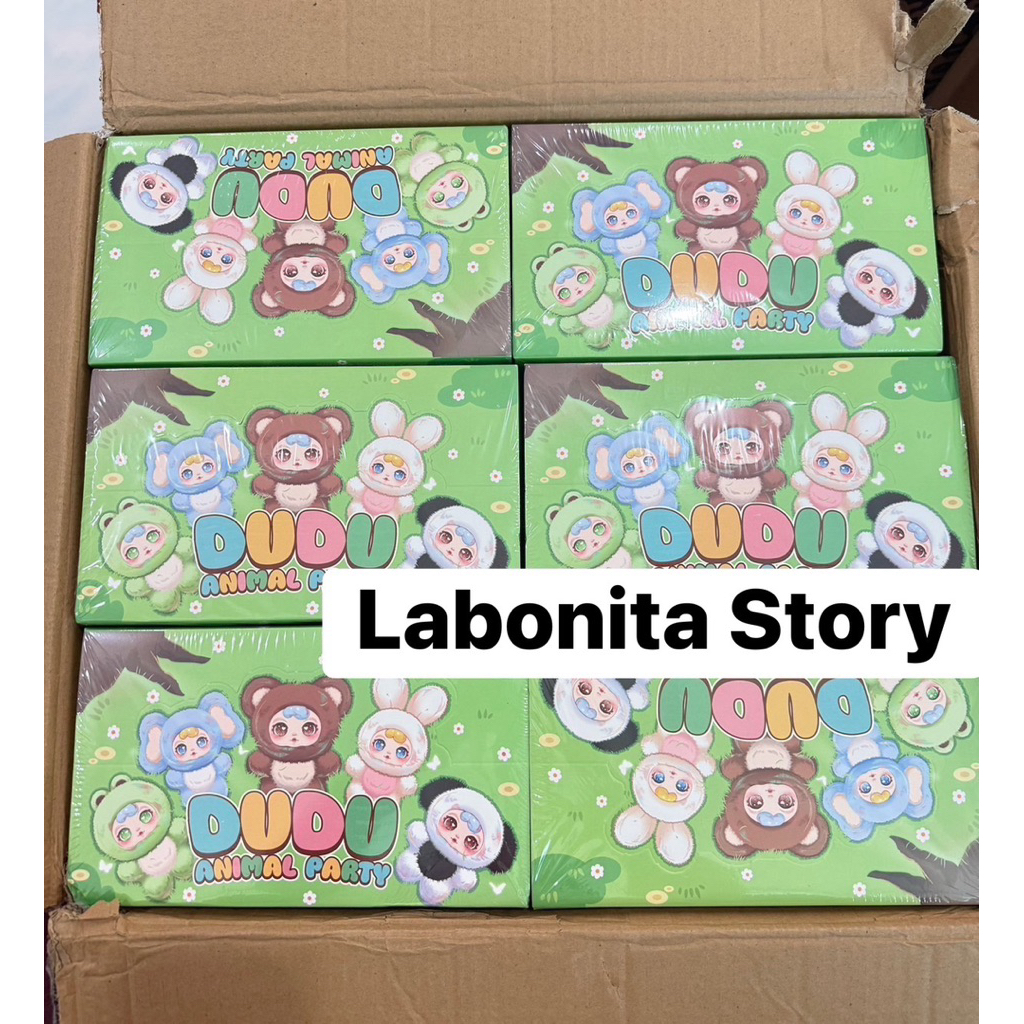 พร้อมส่งในไทย dudu animal party ยกบล็อก 6 สุ่ม ⭐️มีโค้ดส่วนลด⭐️
