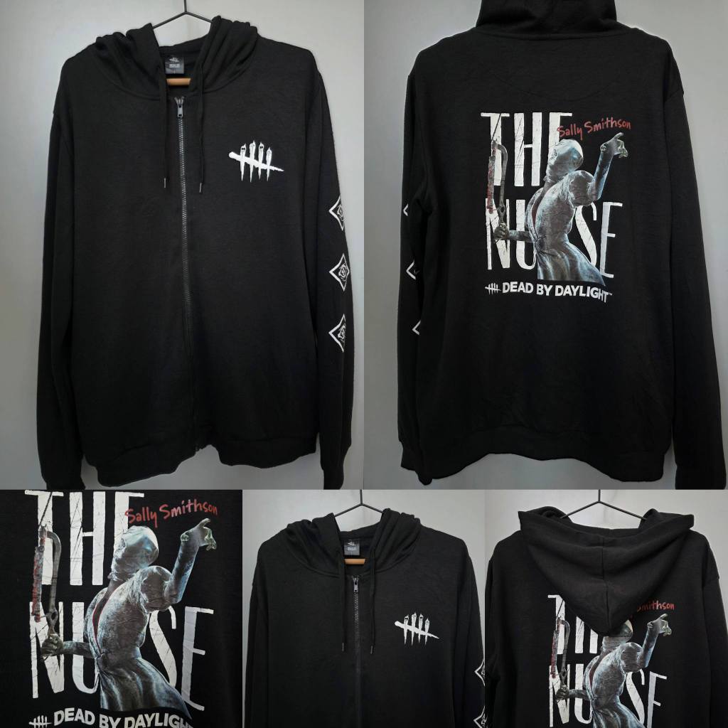 [ ของแท้ ] เสื้อกันหนาว Dead by Daylight Hoodie Zip SIZE L (44/27) มือสอง สภาพดี พร้อมส่ง