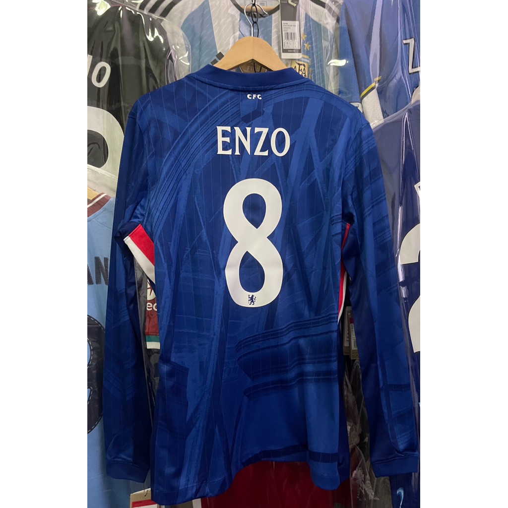 (เสื้อบอลแท้) เกรด Replica Chelsea Home ปี2025/26  สกรีน ENZO 8 แท้