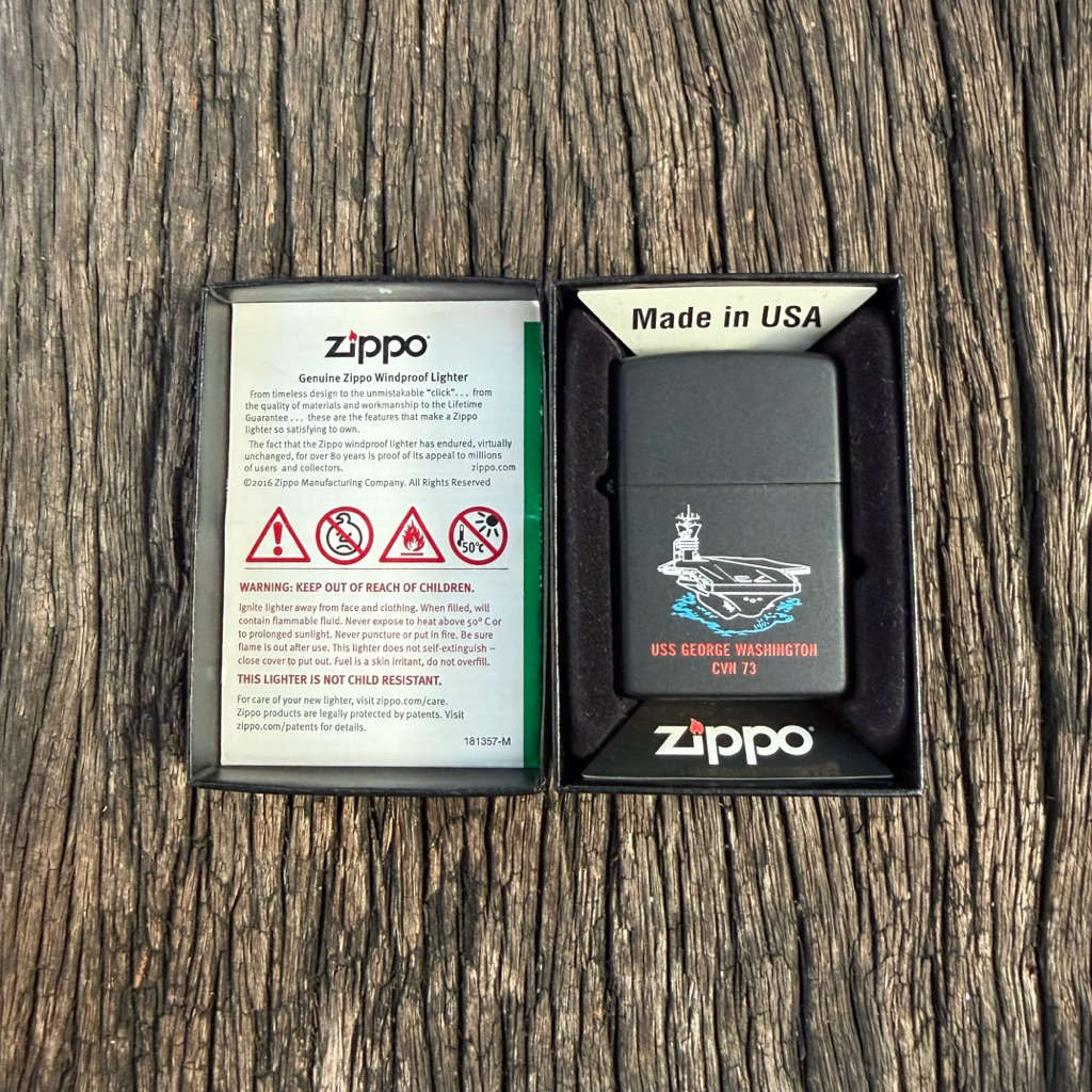 ไฟแช็ก Zippo USS George Washington CVN 73