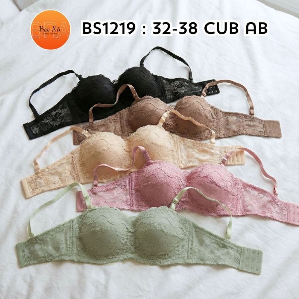 Beena บราเกาะอก ครึ่งทรง ลูกไม้ฝรั่งเศษ BS1219