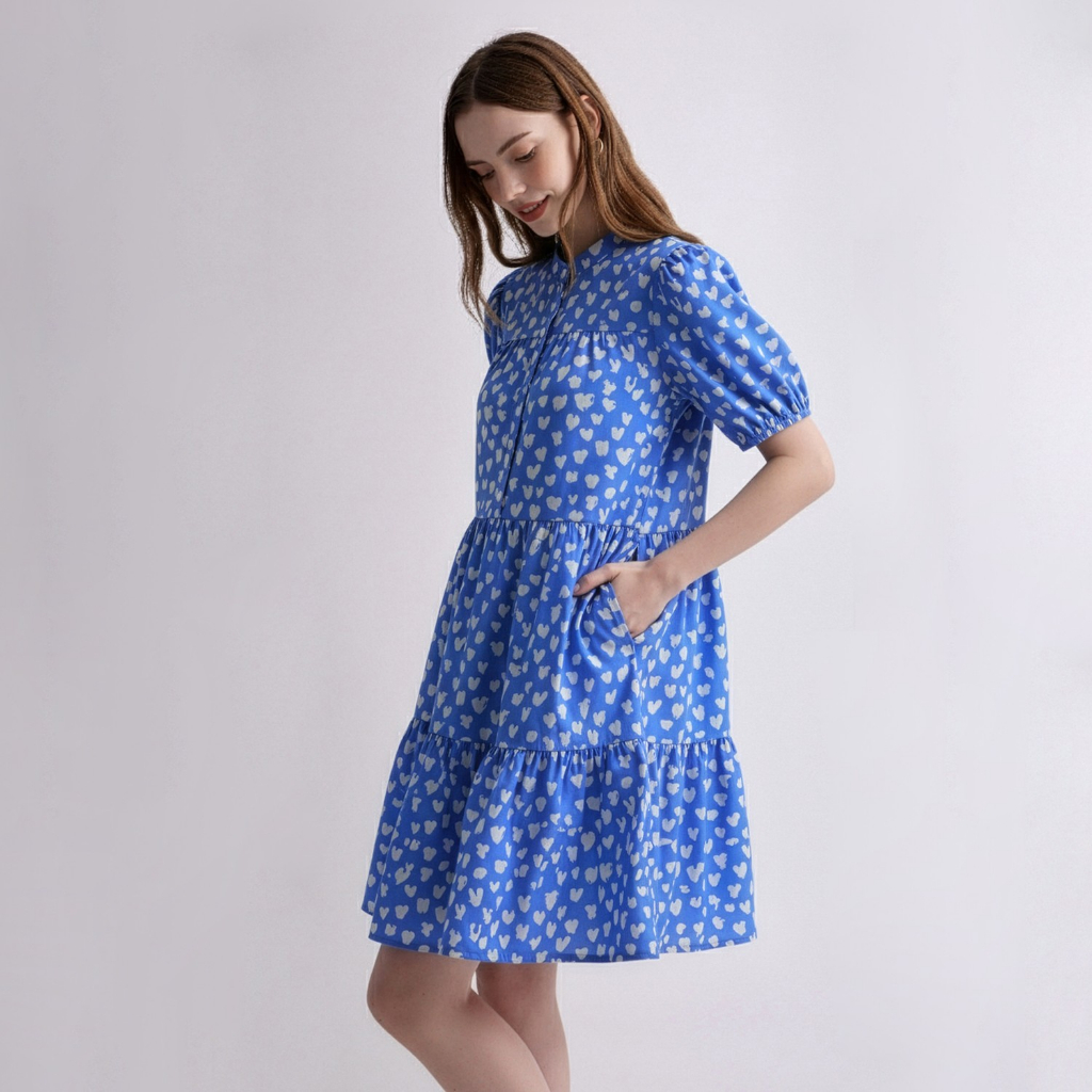 Nitan (นิทาน) เดรสให้นม ชุดคลุมท้องรุ่น Rivera Nursing Dress (Special Collection)