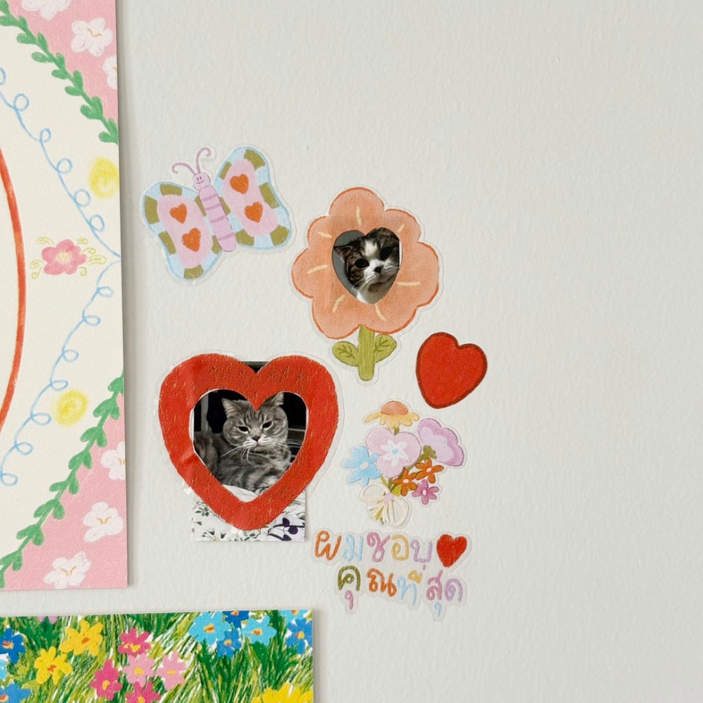amuse.stuff-Frame Stickers สติ้กเกอร์ที่สามารถนำรูปมาติดได้
