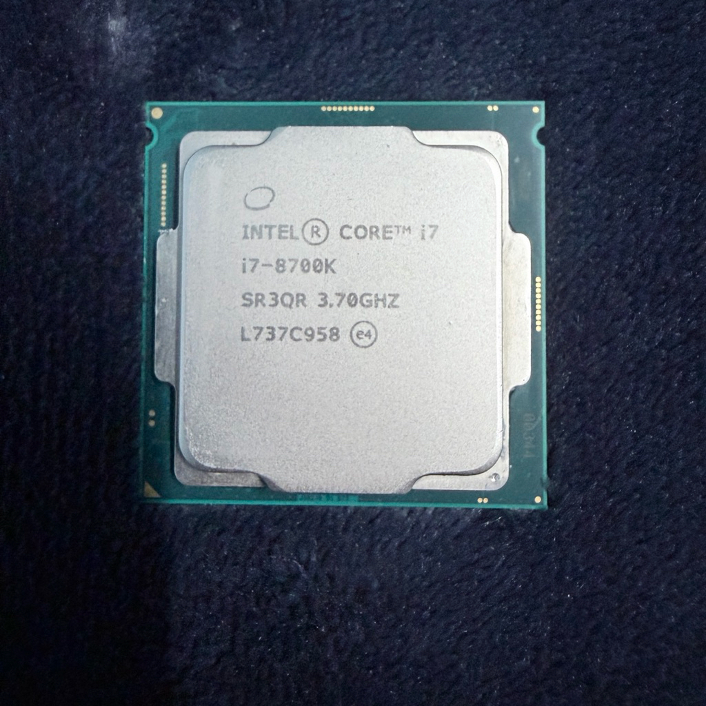 INTEL CORE I7-8700K CPU (ซีพียู) มือสอง หน่วยประมวลผล