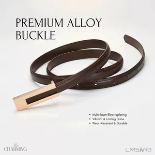 (🇹🇭 พร้อมส่ง) LAMSANG B21 Charming Belt เข็มขัดผู้หญิง หนัง PU ขนาด 1.4 x 105 cm