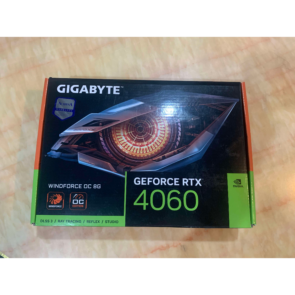 Gigabyte | RTX 4060 8GB | มือสอง มีผลเทสใช้งานได้ปกติ มีตำหนิไม่มีเพลทหลัง