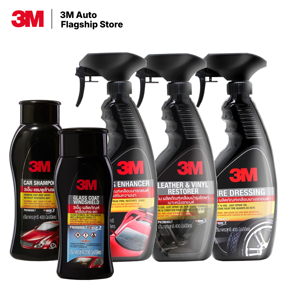 3M Set แชมพูล้างรถ 400ml. PN39000LT + PN39034LT + PN39040LT + PN39042LT + PN08889LT