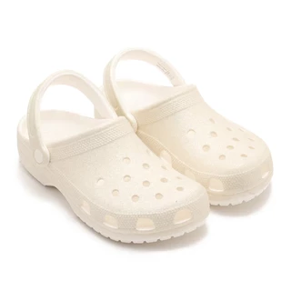 Crocs รองเท้าแตะ Classic Glitter Clog รหัสสินค้า 205942-100