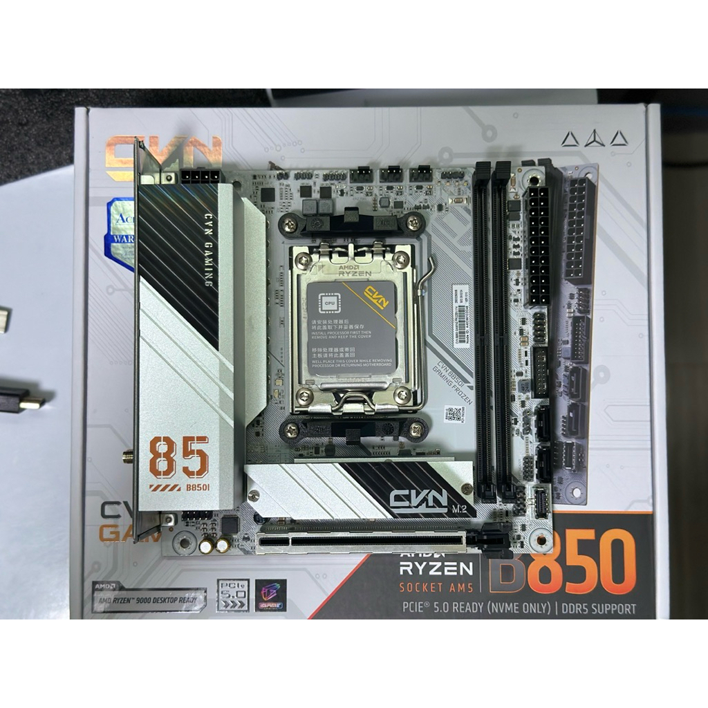 MAINBOARD (AM5) COLORFUL CVN B850I GAMING FROZEN V14 DDR5 พร้อมใช้งาน (มีของพร้อมจัดส่ง)
