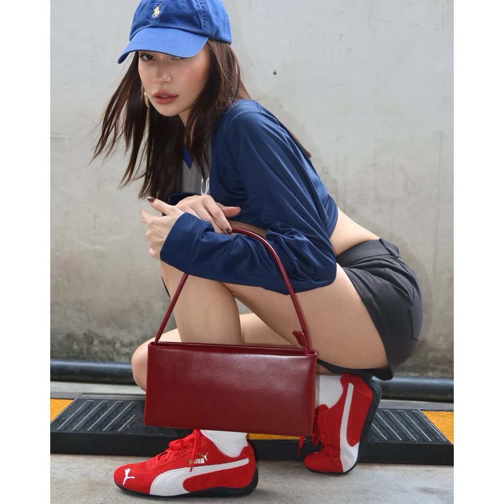 Muse Aria - Grannies Shoulder Bag  Genuine Leather กระเป๋าหนังวัวแท้