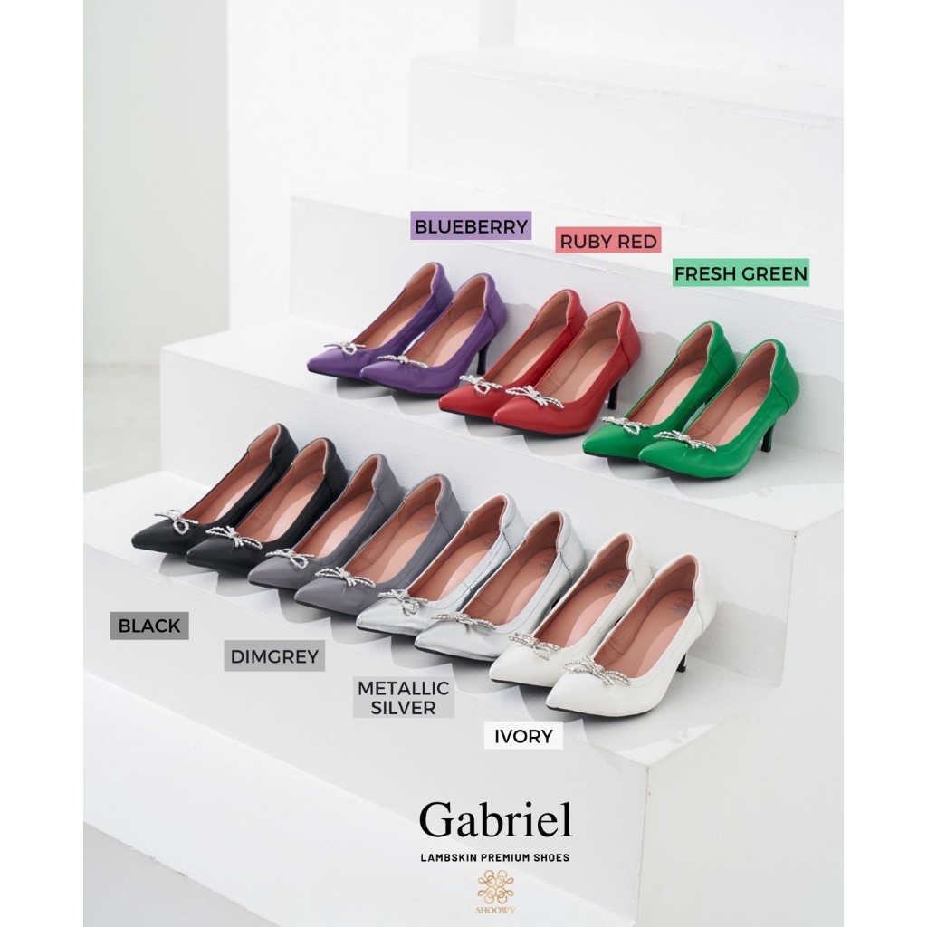 Shoowy clearancesale รองเท้าหนังแกะ รุ่น Gabriel