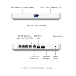 UCG-Max / UCG-Fiber Ubiquiti UniFi Cloud Gateway 2.5G 10G VPN/SDWAN Controller ศูนย์ไทย SIS 3 ปี