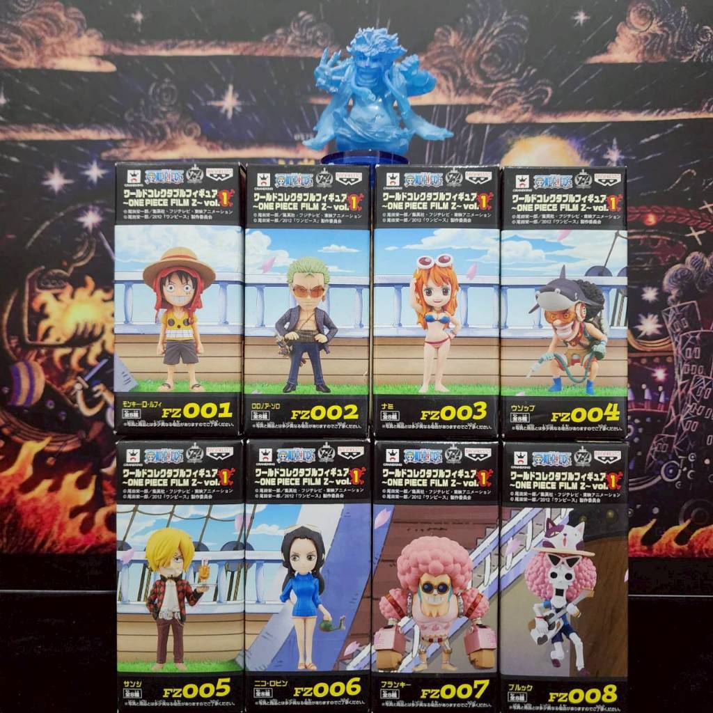 พร้อมส่ง 🇯🇵✨WCF One Piece Film Z Vol.1 (FZ001-008) ครบเซ็ต 8 กล่อง มือ1 JP