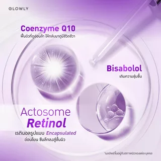 ใหม่ GLOWLY เซรั่มเรตินอล สูตรอ่อนโยน PRO RETINOL Renewal Serum 30 ml. ผิวโกลว์ใสแบบ Glass Skin