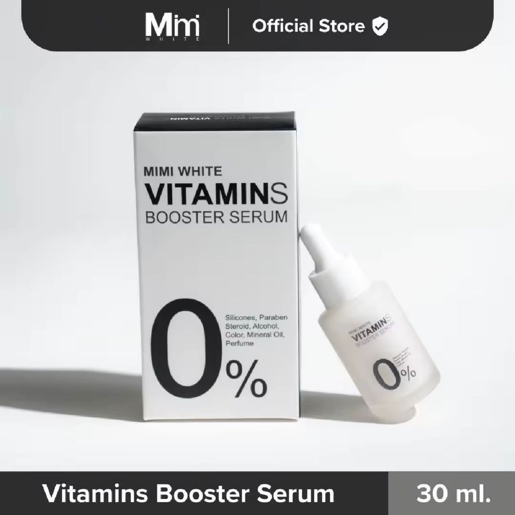MIMI WHITE VITAMINS BOOSTER SERUM 30ml. เซรั่มวิตามิน