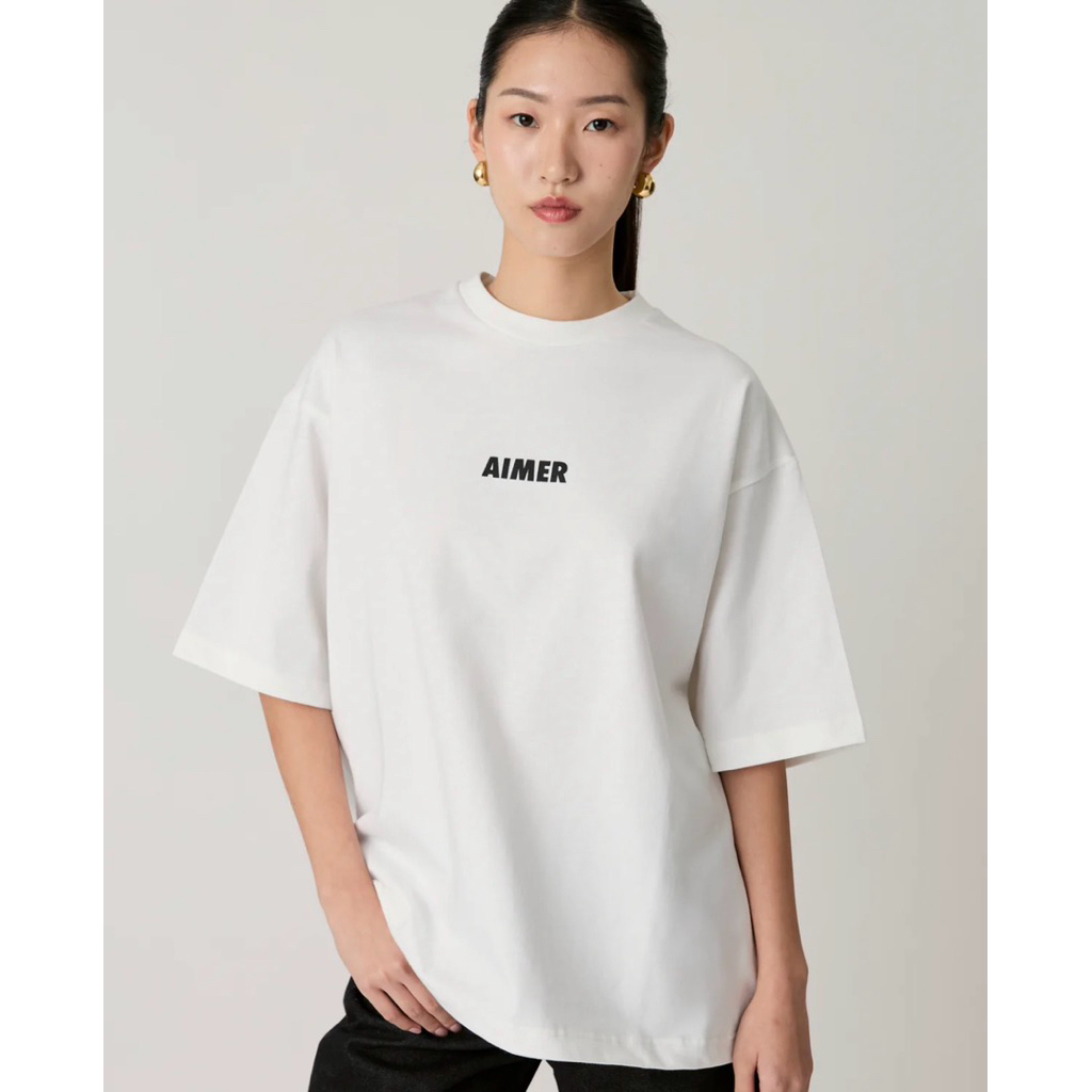 AIMER mini logo tee - white || เสื้อยืด AIMER mini logo สีขาว