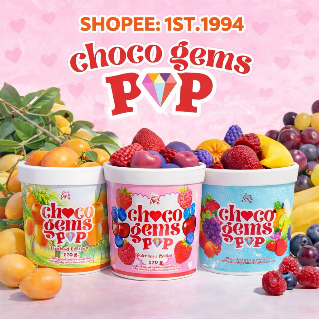 (รับหิ้ว)ส่งทุกจังหวัด Choco Gems Pop ร้าน The rolling pinn ของแท้100% ดูรีวิวได้เลย หิ้วตามออเดอร์