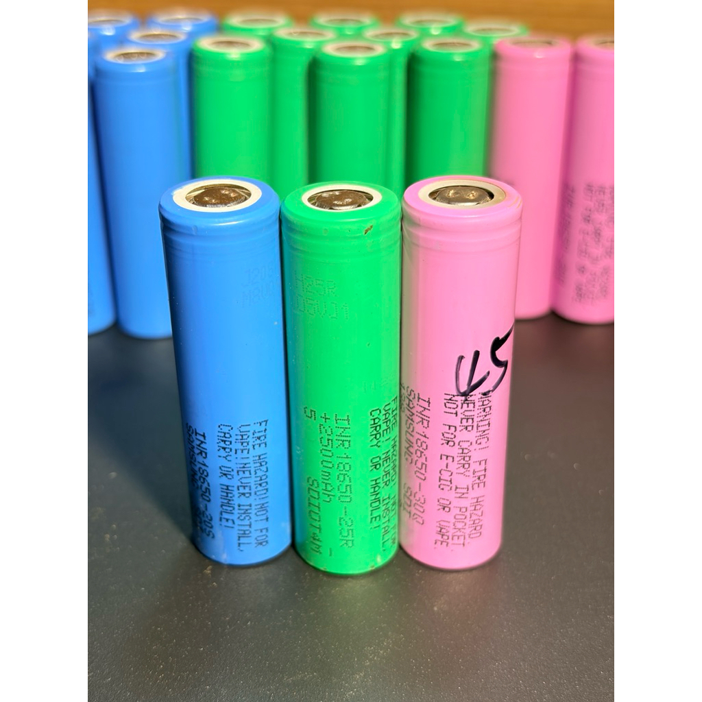 มือสองสภาพดี ♻️ ถ่าน 18650 10c แบรนด์แท้ถอด 💯 ชาร์ทเต็ม 4.1++