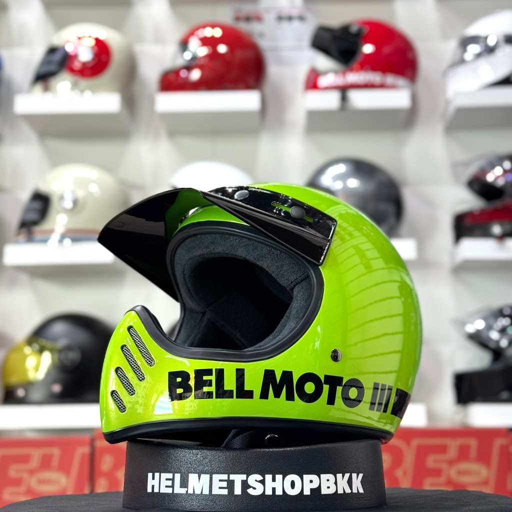 BELL MOTO-3 CLASSIC GLOSS GREEN LIMITED EDITION
