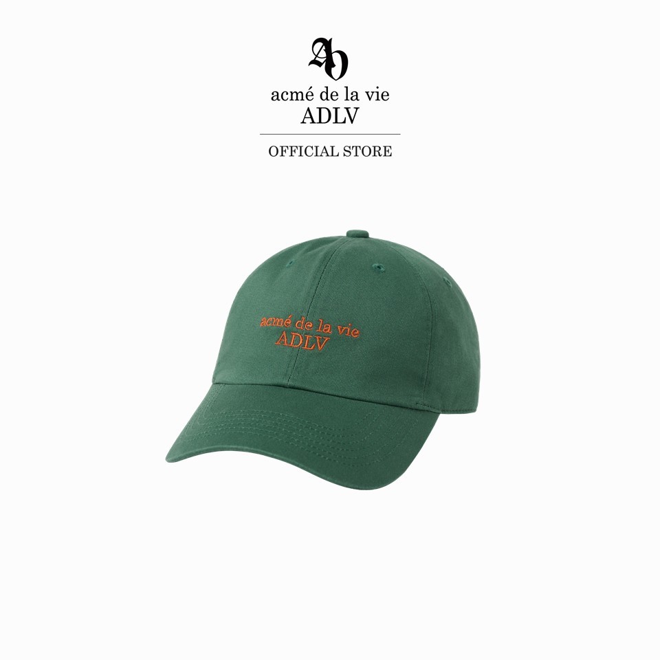 ADLV [acme de la vie] หมวก รุ่น Bio Basic Logo Ball Cap Green (50125SBOCAU_S6GNXX)