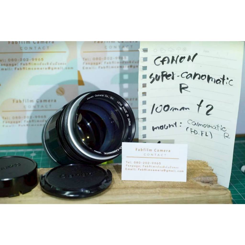 Canon Super - Canomatic Lens R 100mm F2