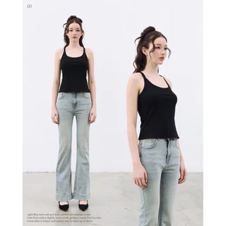 Bave official - Jelly Blue denim กาเกงยีนส์ขาม้า
