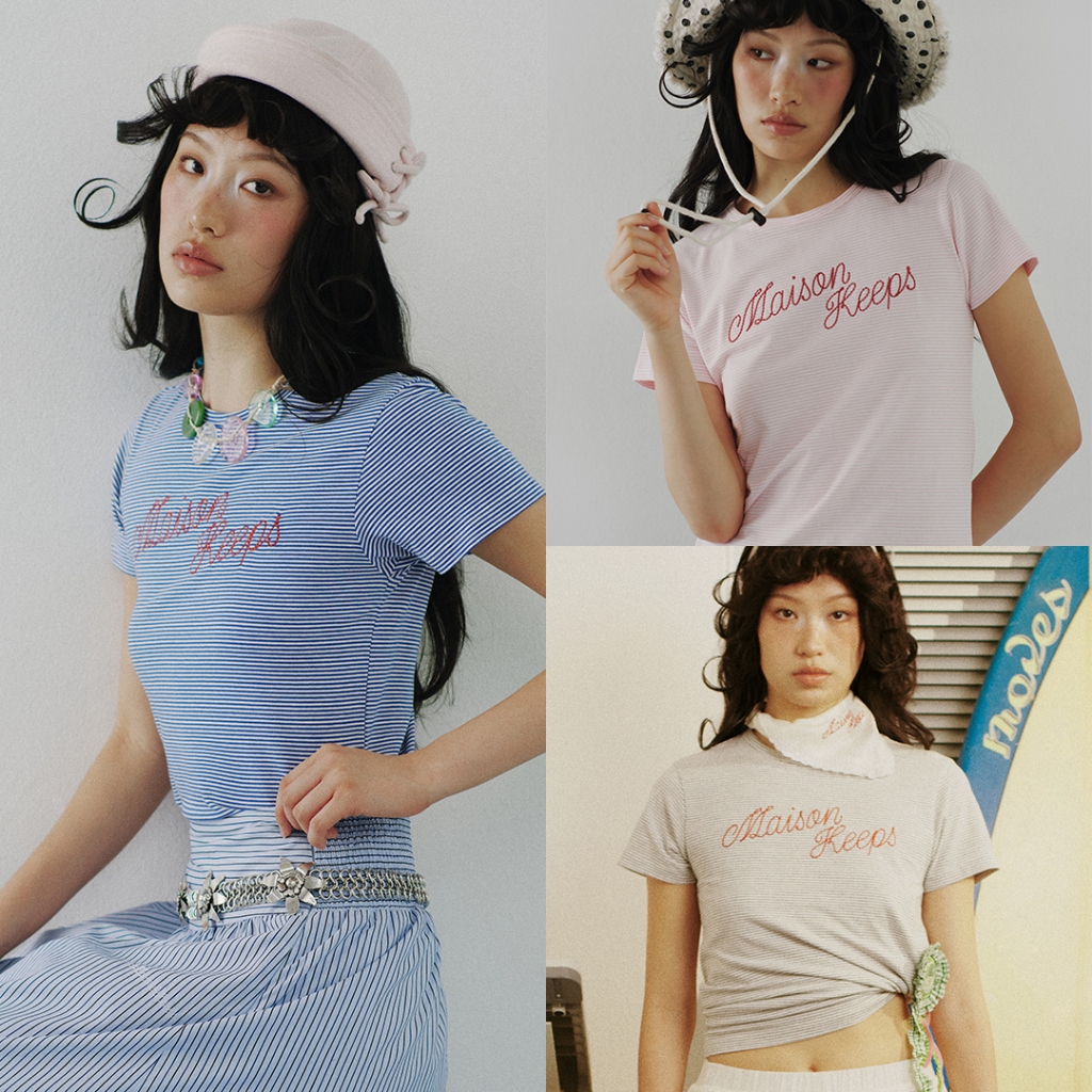 maison KEEPS | Marnie Tee | เสื้อยืดลายทาง