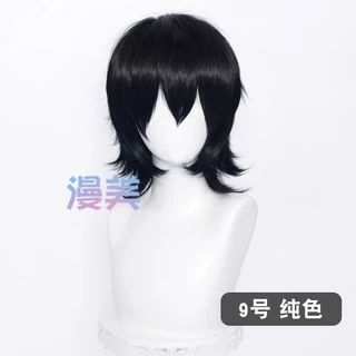 จัดส่งวันเดียวกรุงเท| MANMEI | Black Universal Wig 30cm37cm40cm60cm100cm Styling Practice&Cosplay วิกผมสีดำ