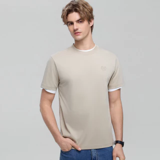 GIORDANO เสื้อยืดผู้ชาย Men's Slim Liquid Touch Tee 01026802