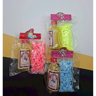 (ทั้งหมดได้  12 แพ็ค) No.1170 ดินสอพองสี น้ำอบ สงกรานต์ ดินส…