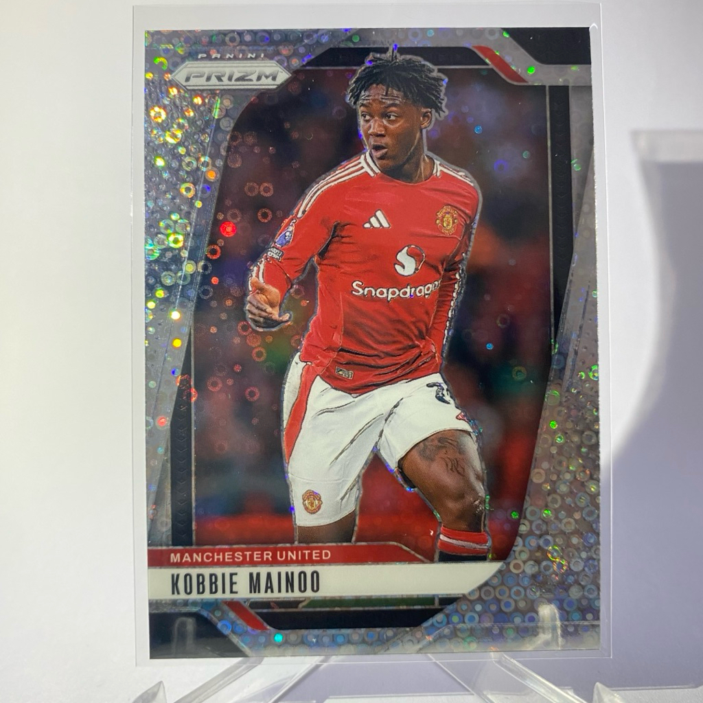 การ์ดนักฟุตบอล KOBBIE MAINOO, (PRIZM), MANCHESTER UNITED, PANINI PRIZM 2025
