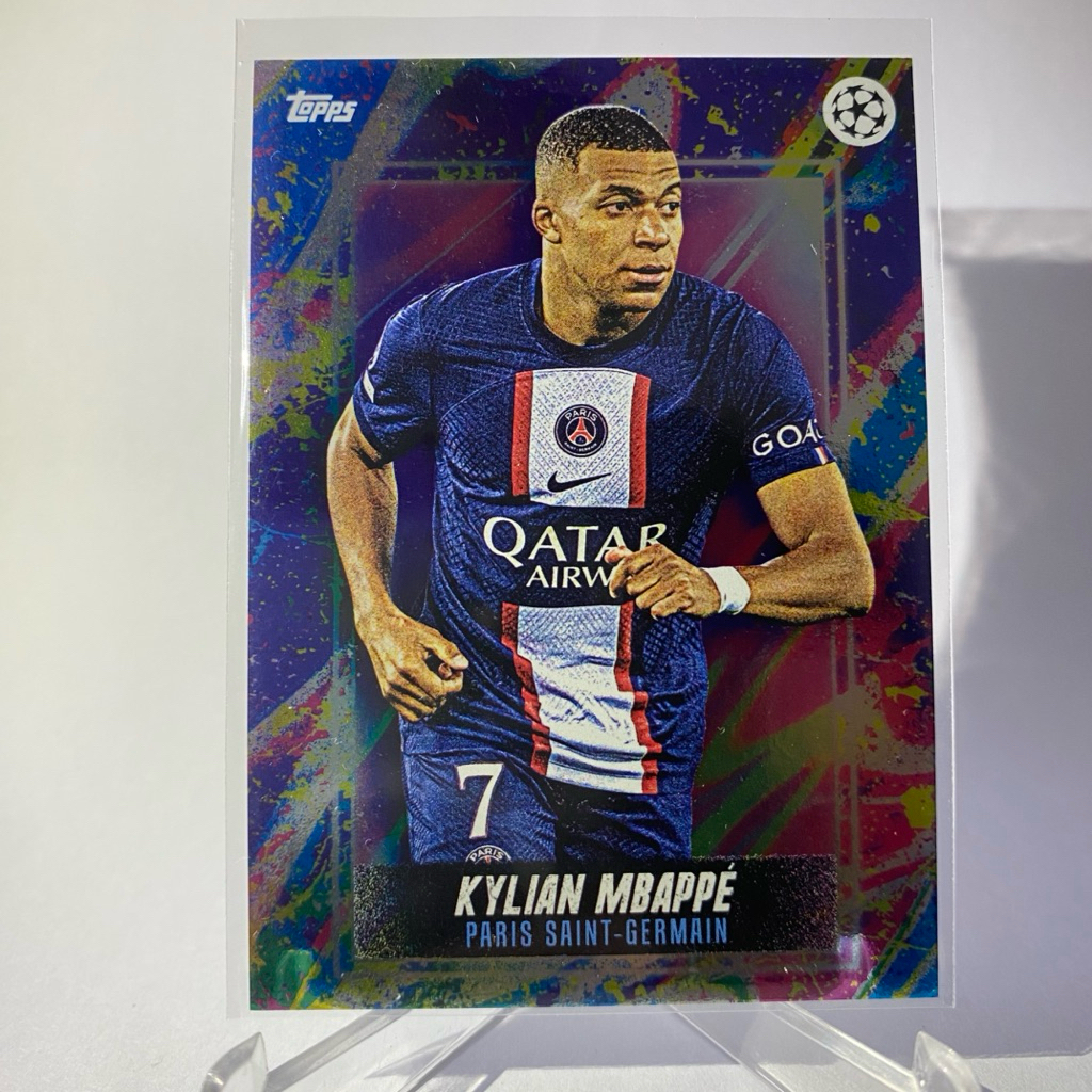 การ์ดนักฟุตบอล  KYLIAN MBAPPE, PARIS SAINT-GERMAIN, TOPPS 2022