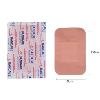 แผ่นปิดแผล กันน้ำ พลาสเตอร์ปิดแผลกันน้ำ ขนาด 7.6*5 cm. แบบ sterile Adhesive Bandage